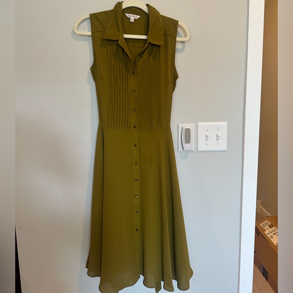 Midi Olive Dress